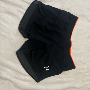 Orangetheory Black and Orange Athletic Shorts